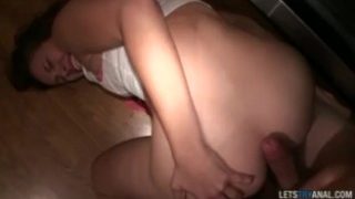 Hot busty girlfriend loses anal virginity in rough orgasmic sex