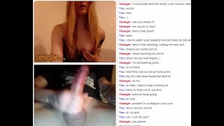 Omegle 33 dick surprise girl and gets horny part 2